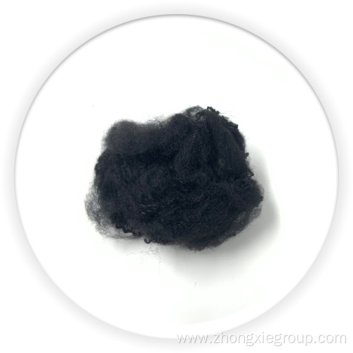 20d 76MM black polyester staple fiber for automotive